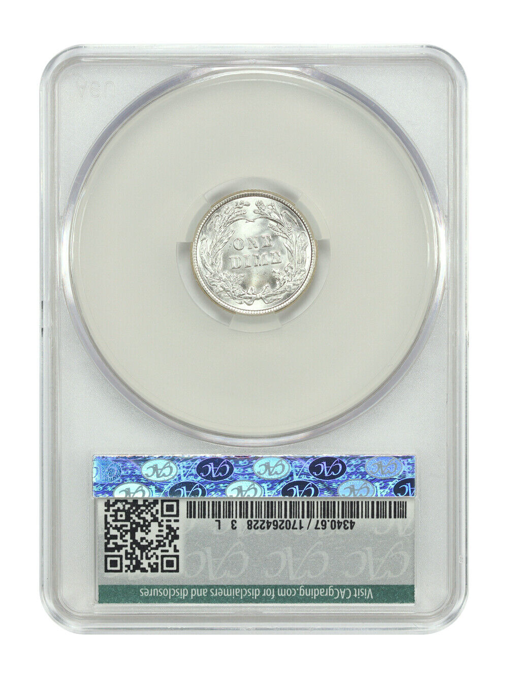 1911 10C CACG MS67 ex: D.L. Hansen - Barber Dime