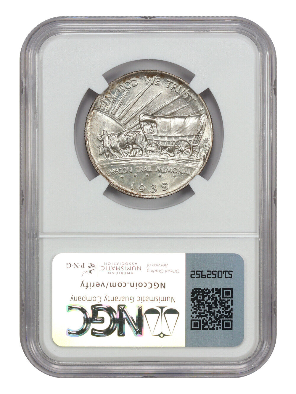 1939 50C Oregon NGC/CAC MS67+ - Classic Silver Commemorative - Low Mintage Issue