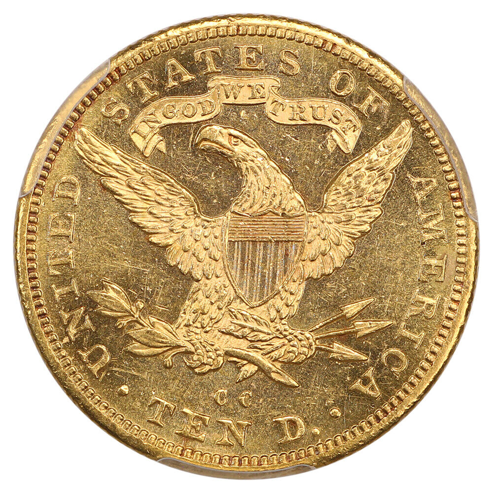 1893-CC $10 PCGS MS61 ex: D.L. Hansen