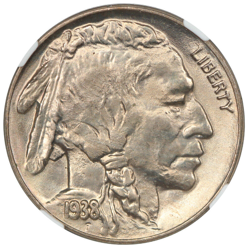 1938-D 5C Buffalo NGC MS67 - Buffalo Nickel