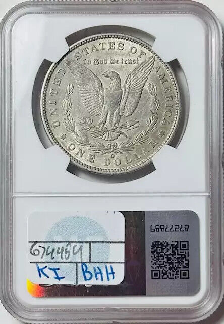 1887 O Morgan Silver Dollar NGC AU-55