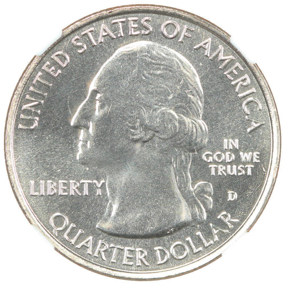 2016-D 25C Cumberland Gap NP NGC MS69 - Type 1 - Clad