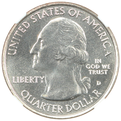 2016-D 25C Cumberland Gap NP NGC MS69 - Type 1 - Clad
