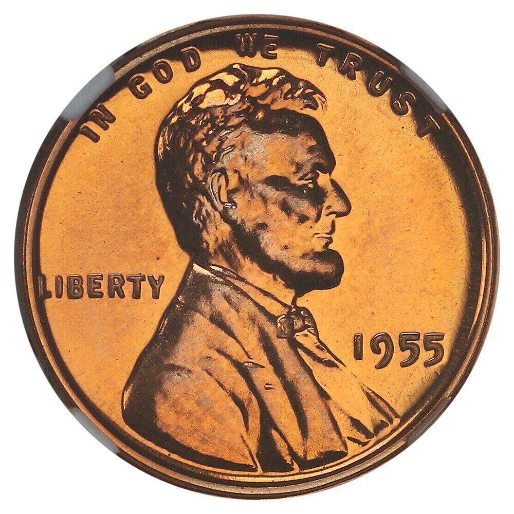 1955 1C NGC PR69RD - Lincoln Cent (Wheat Reverse)