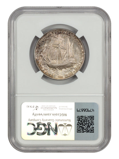 1921 50C Pilgrim NGC MS66 - Classic Silver Commemorative