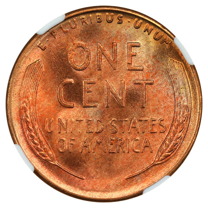 1947-S 1c NGC MS67 RD