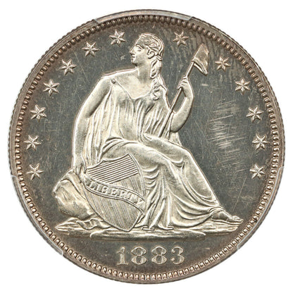 1883 50C PCGS PR62CAM - Liberty Seated Half Dollar