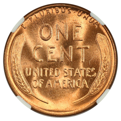 1953-D 1C NGC MS67RD - Lincoln Cent (Wheat Reverse)