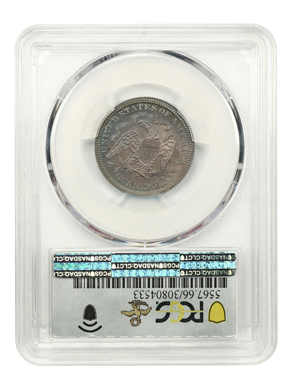 1868 25c PCGS Proof 66 ex: D.L. Hansen