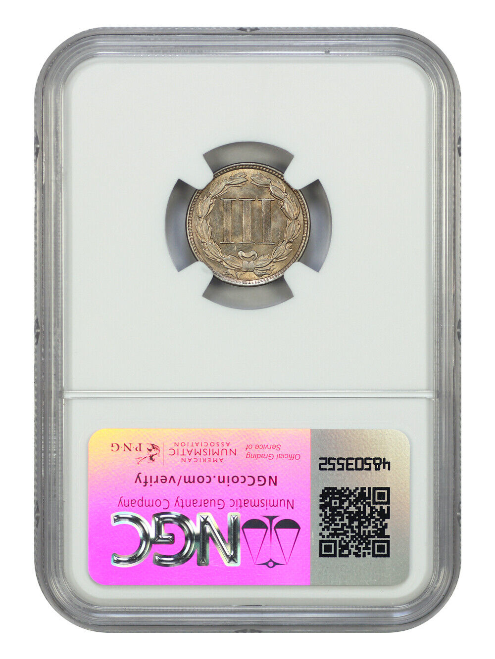 1881 3CN NGC MS64 - Three Cent Nickel